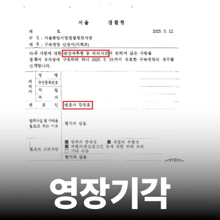 구속영장실질심사 기각